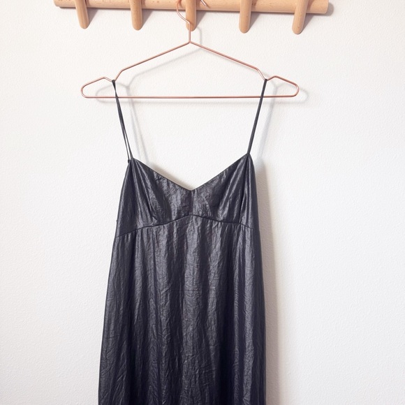 BCBGMaxAzria Deanne slip Maxi Dress black shimmer - Picture 4 of 14